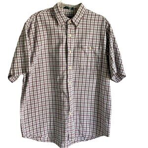 Claybrooke Cotton Short Sleeve Button Down Shirt XL